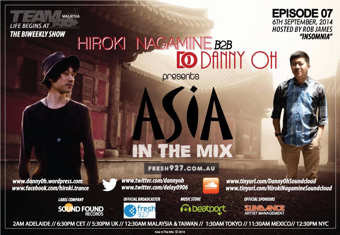 Asia In The Mix Episode 07 https://www.facebook.com/events/244981625702091