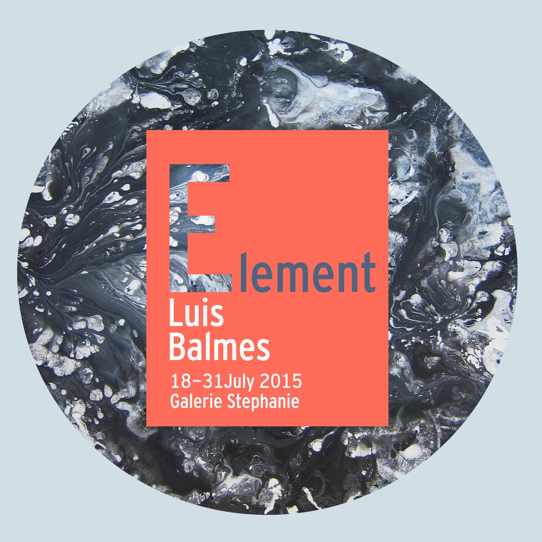 Element - Luis Balmes     July 18 - July 31     Jul 18 at 10:00am to Jul 31 at 8:00pm     	     Show Map     Galerie Stephanie     Unit 1B Parc Plaza Bldg., 183 E. Rodriguez Jr. Avenue, Quezon City, Philippines Galerie Stephanie presents ELEMENT by Luisito Balmes, curated by Ricky Francisco. In the Taoist belief, there is a singular source that animates all things. This is called the “Tao,” which roughly translates to “the way.” The way is the means by which man comes in harmony with everything. Harmony is achieved through being spontaneous, natural, simple and through, as the enigmatic aphorism states, “doing by not-doing,” presumably by letting go of all desires, and letting the “Tao” do the doing. This appears to be at the heart of the collection of works by Luisito Balmes, for his solo exhibit “Element.” A collection of round abstract expressionist works, they take on the idea of the famous symbol of oneness in Taoism, the round “yin and yang.” Symbolizing the everlasting opposition of forces that arise from the primal force that drives creation, it emphasizes oneness in all things, despite the differences that arise. Hence, Balmes’ collection of round works, with a multitude of colors blending into each other. And although there is a multiplicity of expression in the collection, we are reminded of their singularity by the title that describes just one element, and not its plural form. His method of putting basic colors together recalls how a color wheel, when spun fast enough, reflects not a rainbow, but rather, pure white light. On making the collection, the artist reflects on how painting could be a metaphor for life. The artist relates how “each paint reacts differently from the other. And each paint has a life cycle. Some dry faster than others. Some are easier to apply. Some paint do not mix well together. Harmony comes when we get to know all of the paints and work with them, instead of imposing on them what we want. By wor