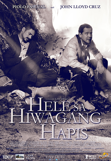 Enthralling poster of 'Hele Sa Hiwagang Hapis' Here's the official Philippine poster of "Hele Sa Hiwagang Hapis!" Enthralling poster of 'Hele Sa Hiwagang Hapis' 940x280 The award-winning film "Hele Sa Hiwagang Hapis," which will be distributed by Star Cinema in the Philippines, released its official poster today, March 10. The poster shows two of the most prominent actors of the country, Piolo Pascual and John Lloyd Cruz, in the middle of a forest. "Hele Sa Hiwagang Hapis (A Lullaby To The Sorrowful Mystery)" revolves around the desperate and harrowing 30-day search of Andres Bonifacio’s widow, Gregoria de Jesus, to find his lost body in the mountains. Despite being sick, hungry, angry, lonely, and nearly mad, she searches for the truth behind her husband’s death. Other cast members also include Angel Aquino, Cherie Gil, Alessandra de Rossi, Susan Africa, Bernardo Bernardo, Joel Saracho, and Hazel Orencio. Helmed by award-winning director Lav Diaz, "Hele Sa Hiwagang Hapis" is coming to cinemas starting March 26. Do this for the country and for yourself. Get ready for the challenge! #HeleSaHiwagangHapis Posted by ABS-CBN Film Productions Inc. (Star Cinema) on Tuesday, March 8, 2016 The ultimate online fan experience gets even better here at starcinema.com.ph. See other latest news here, visit our online store, and talk about your favorite stars, movies, and TV shows on Fans Speak! For more updates: Follow Star Cinema: Twitter: @StarCinema Instagram: starcinema Google Plus: ABSstarcinema Youtube: ABSstarcinema Facebook: StarCinema Snapchat: starcinema For more updates on your favorite Star Cinema movies, continue to visit www.starcinema.com.ph