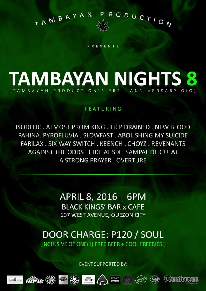 Bad and Naughty Boys Production Page Liked · March 14 · Tambayan Production pre aniv gig April 8 at Black Kings Bar x Cafe