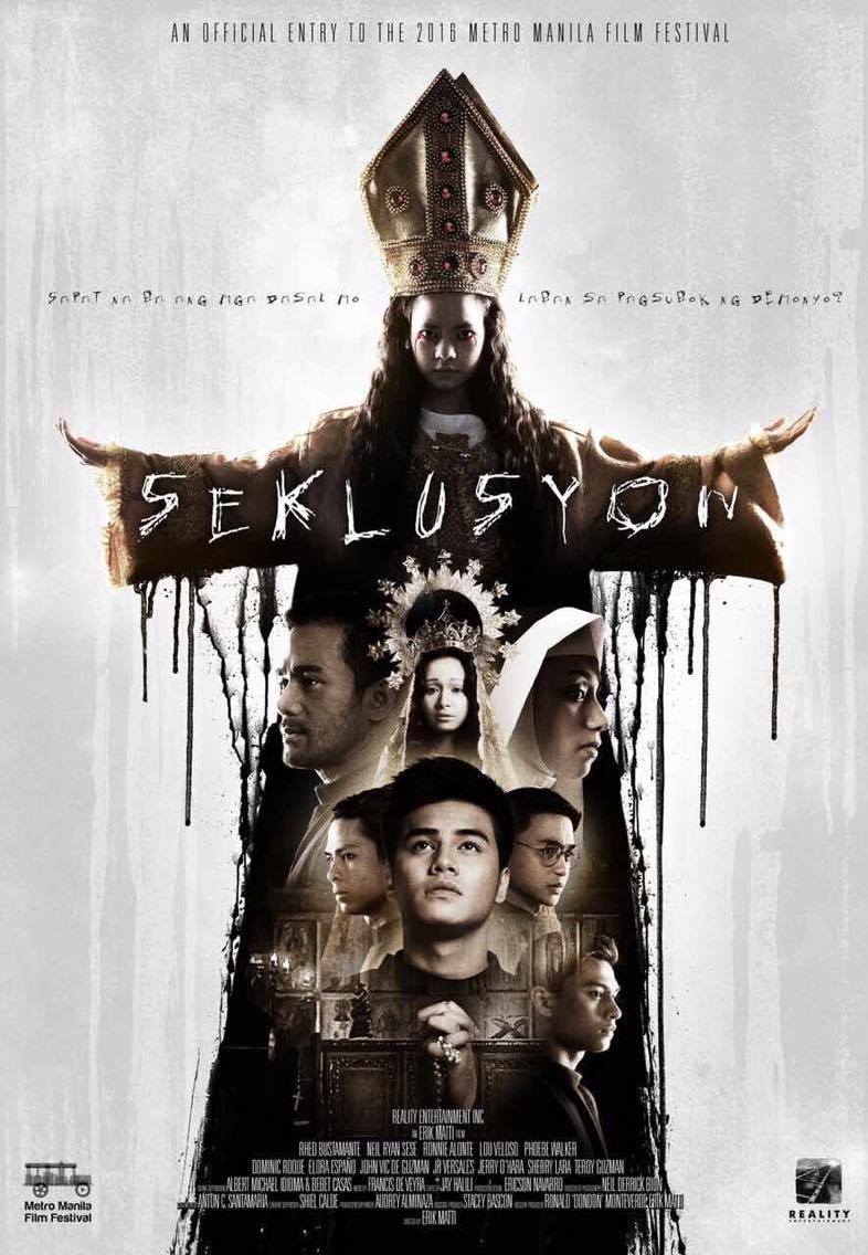 Metro Manila Film Festival (MMFF) Official Page Liked · December 9 · Check out the official poster of Erik Matti's #Seklusyon, an entry to the #MMFF2016 starring Ronnie Alonte! Share if you're excited to watch this already!