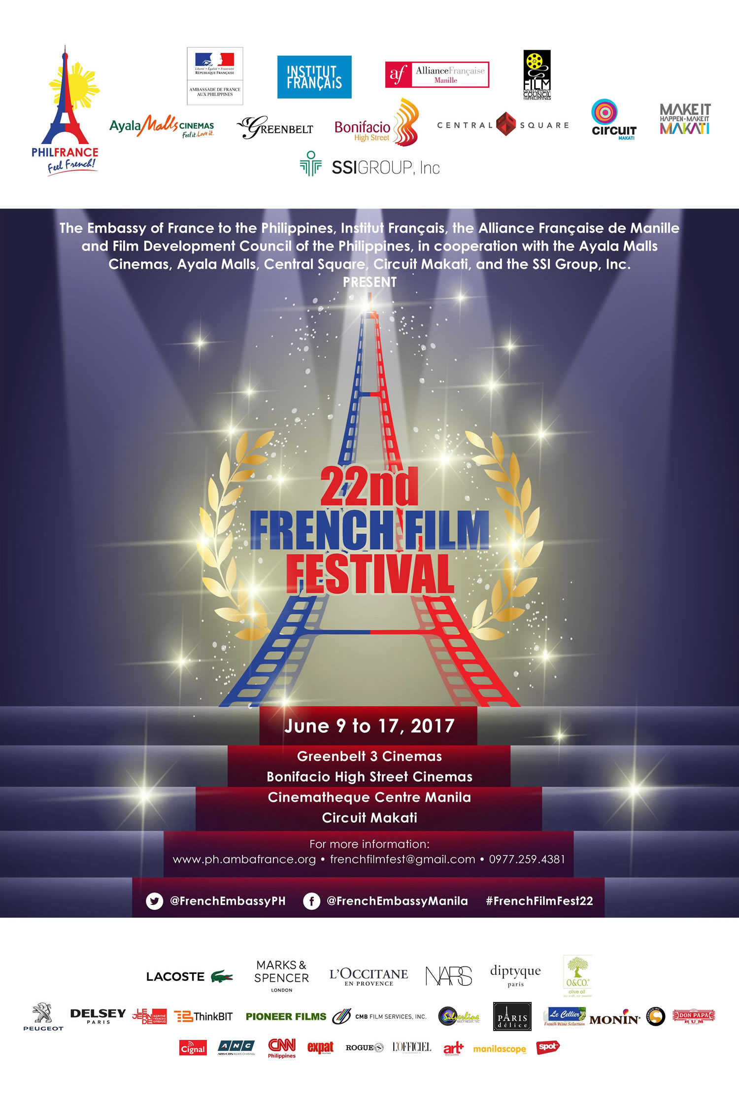 22nd French Film Festival in Manila Agimat Sining at Kulturang Pinoy